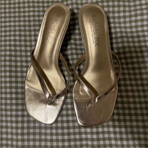 Rachel Zoe Metallic Gold Sandals